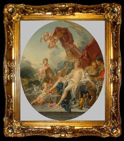 framed  Francois Boucher Toilet of Venus, ta009-2
